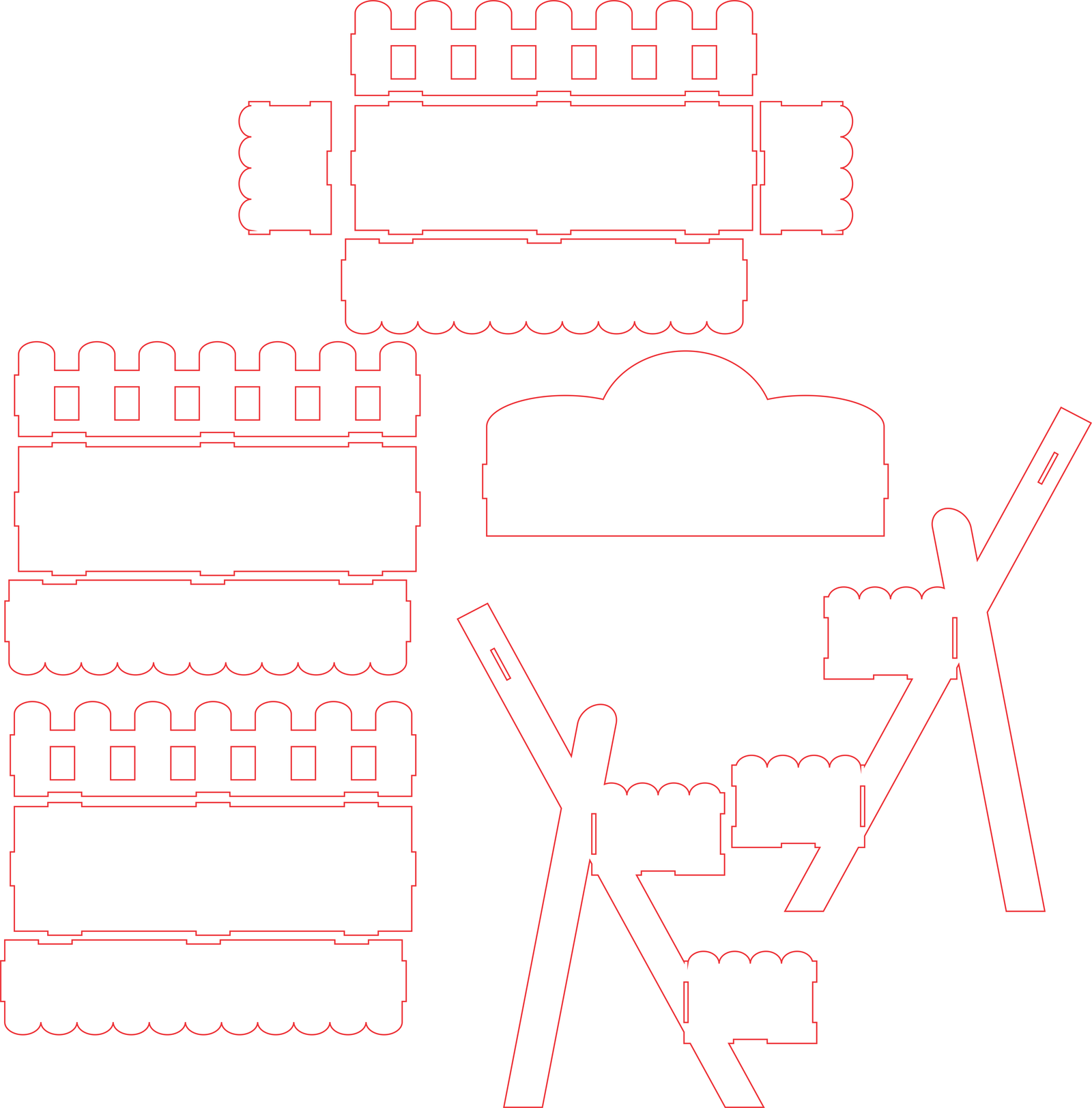 repisas para mesa de dulces