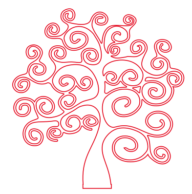 árbol decorativo para exhibir aretes