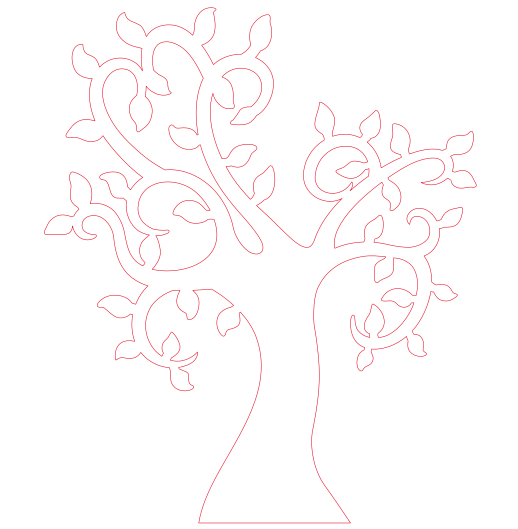 árbol decorativo tipo mangle