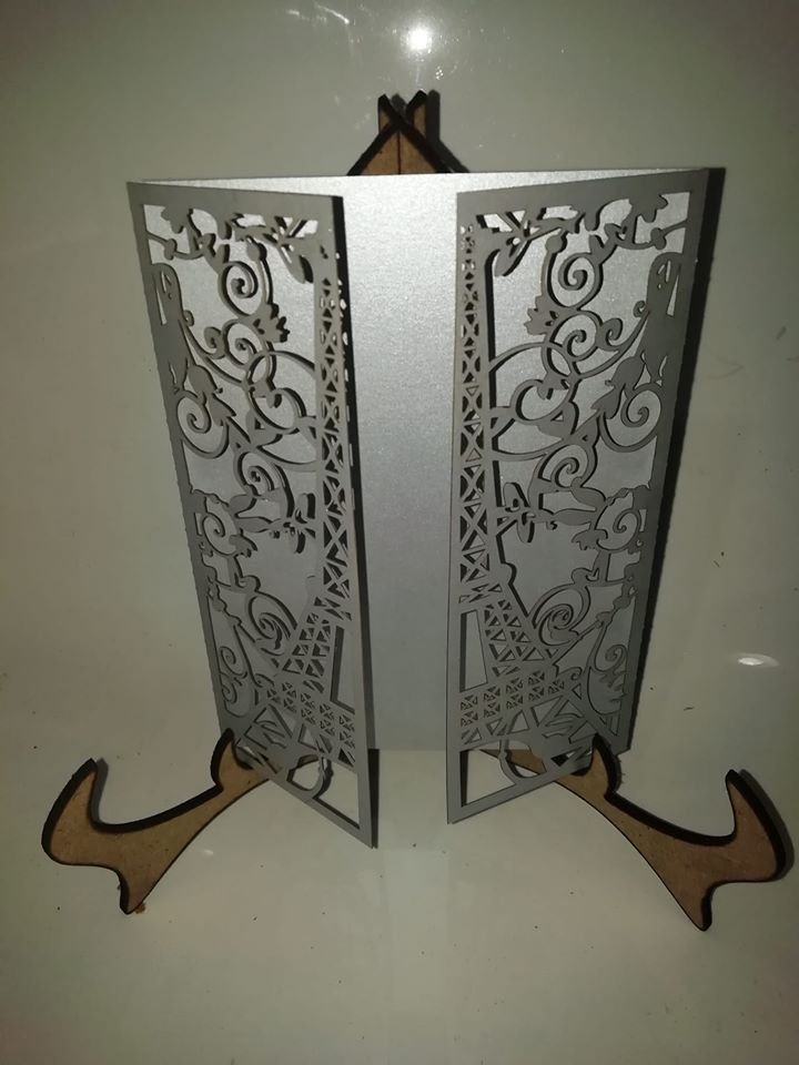 caballete porta fotos