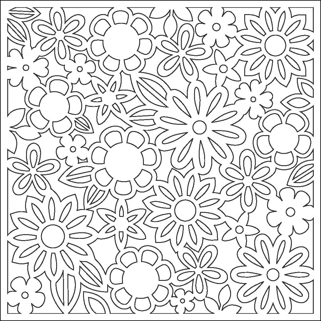 celosía decorada con flores