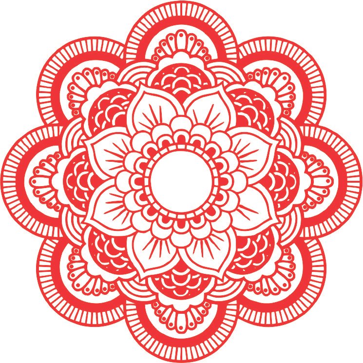 mandala de flor