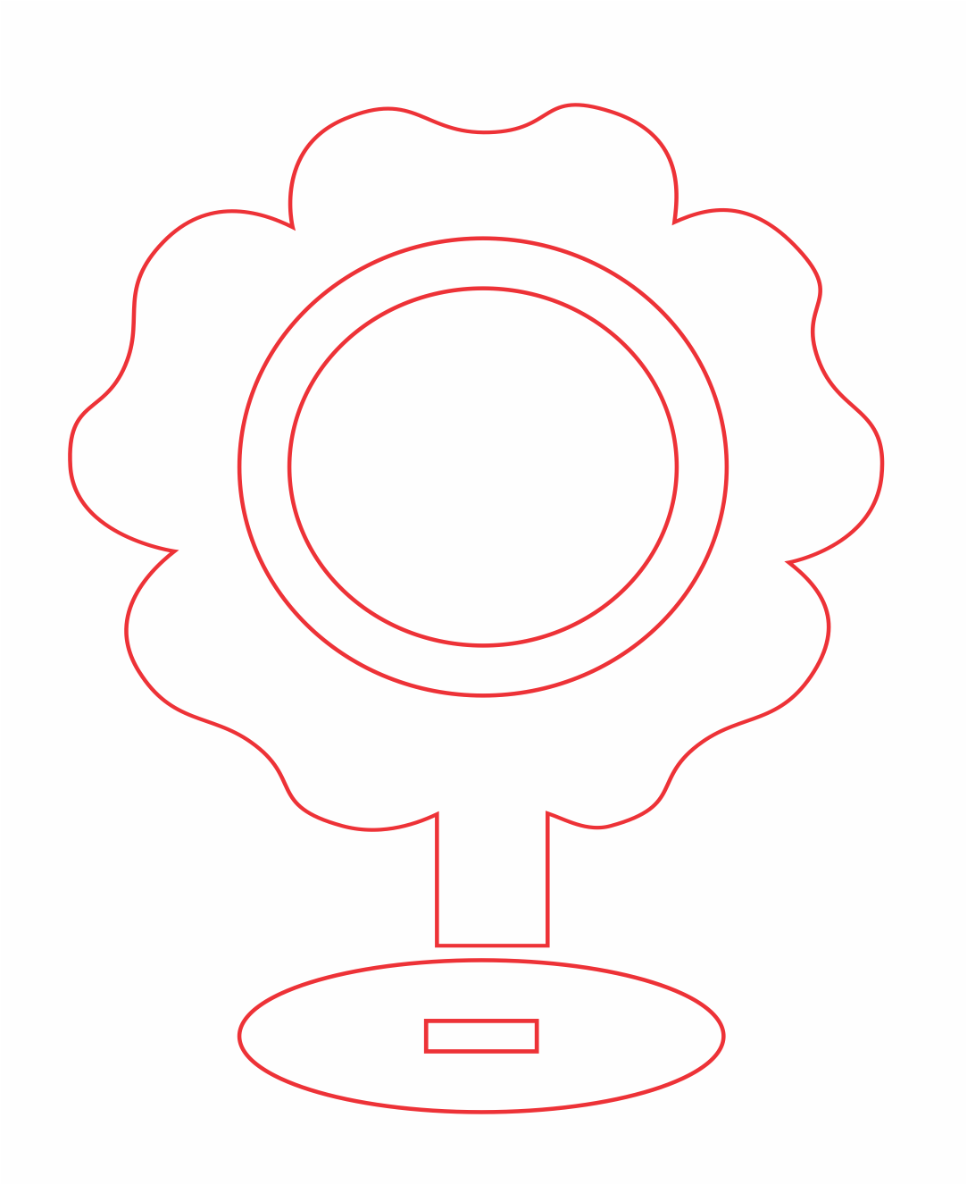 marco de foto pequeño flor