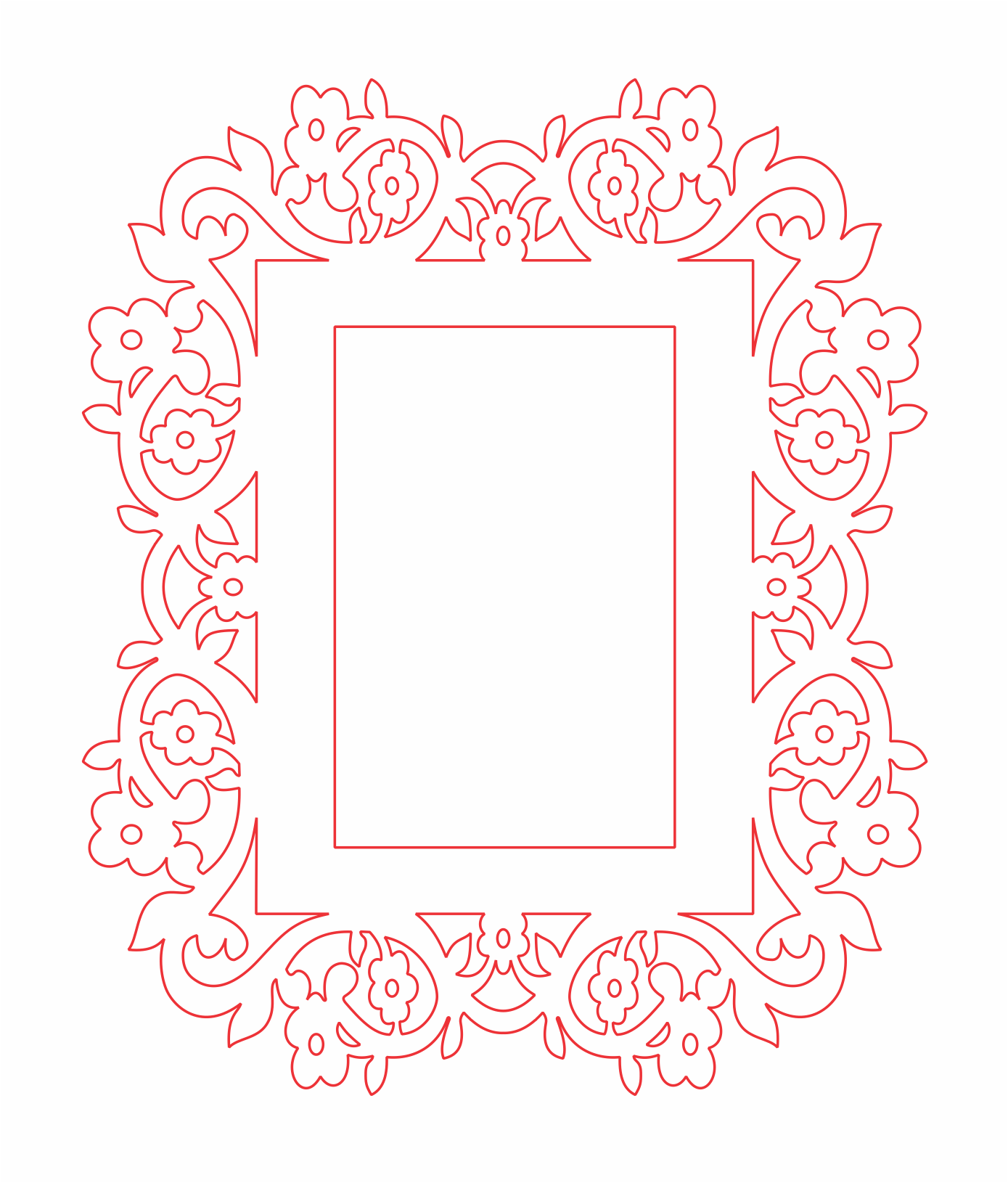 portarretrato flores