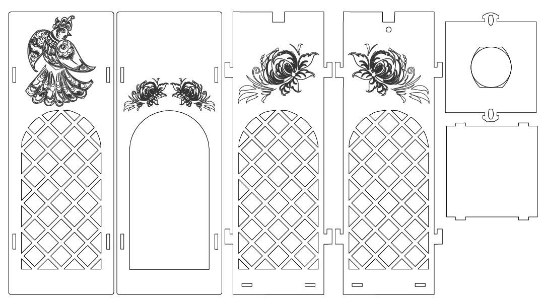 portavino paloma y flores