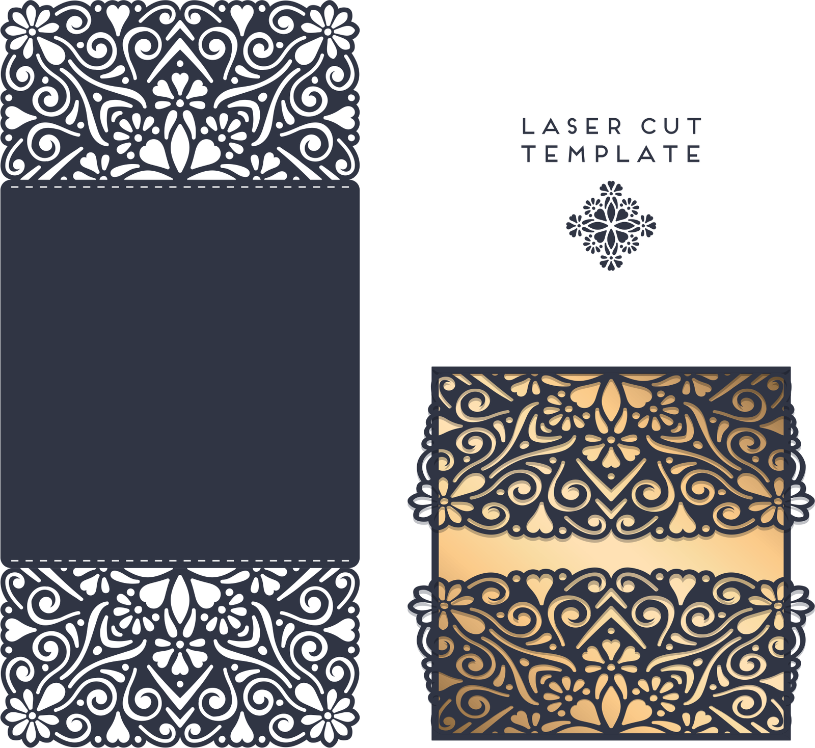 sobre flores y corazones