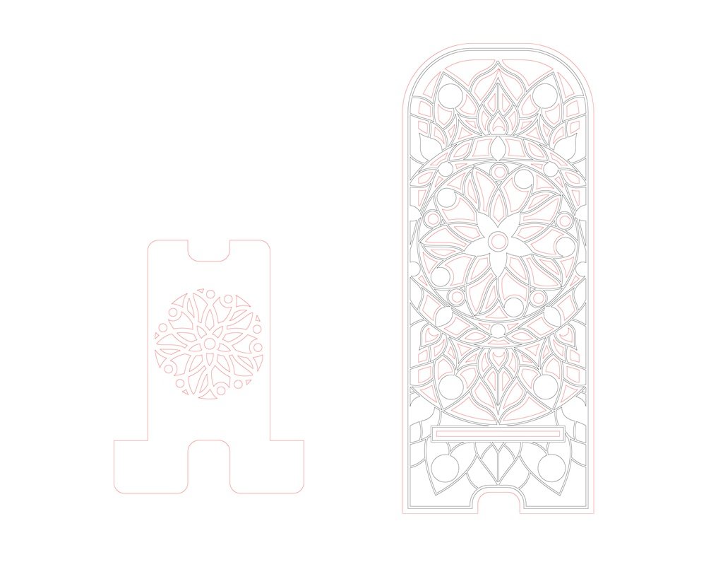 base para celular mandala 2