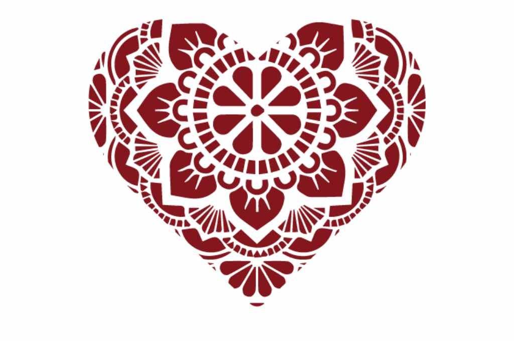 corazón de mandala