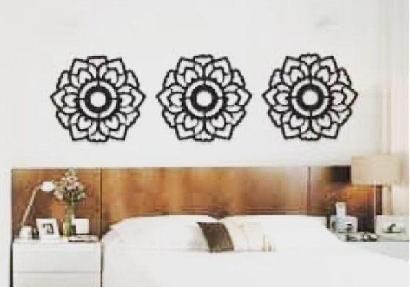 decoración para pared de mandala