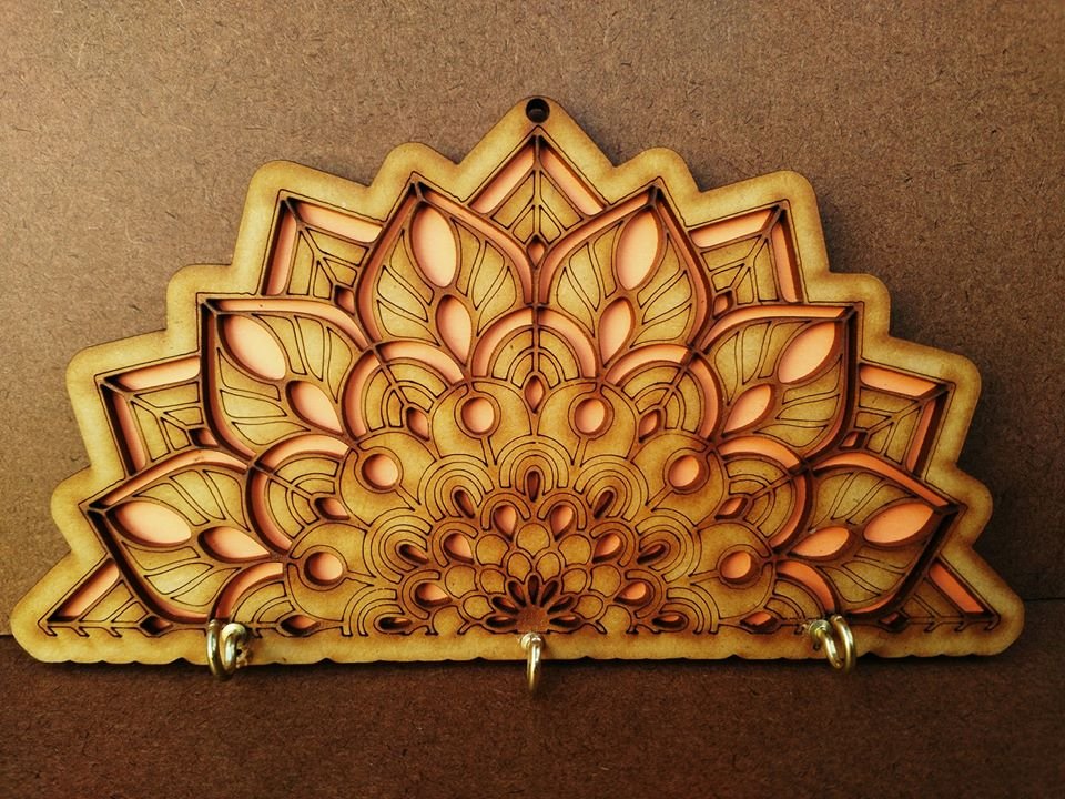 llavero de pared mandala