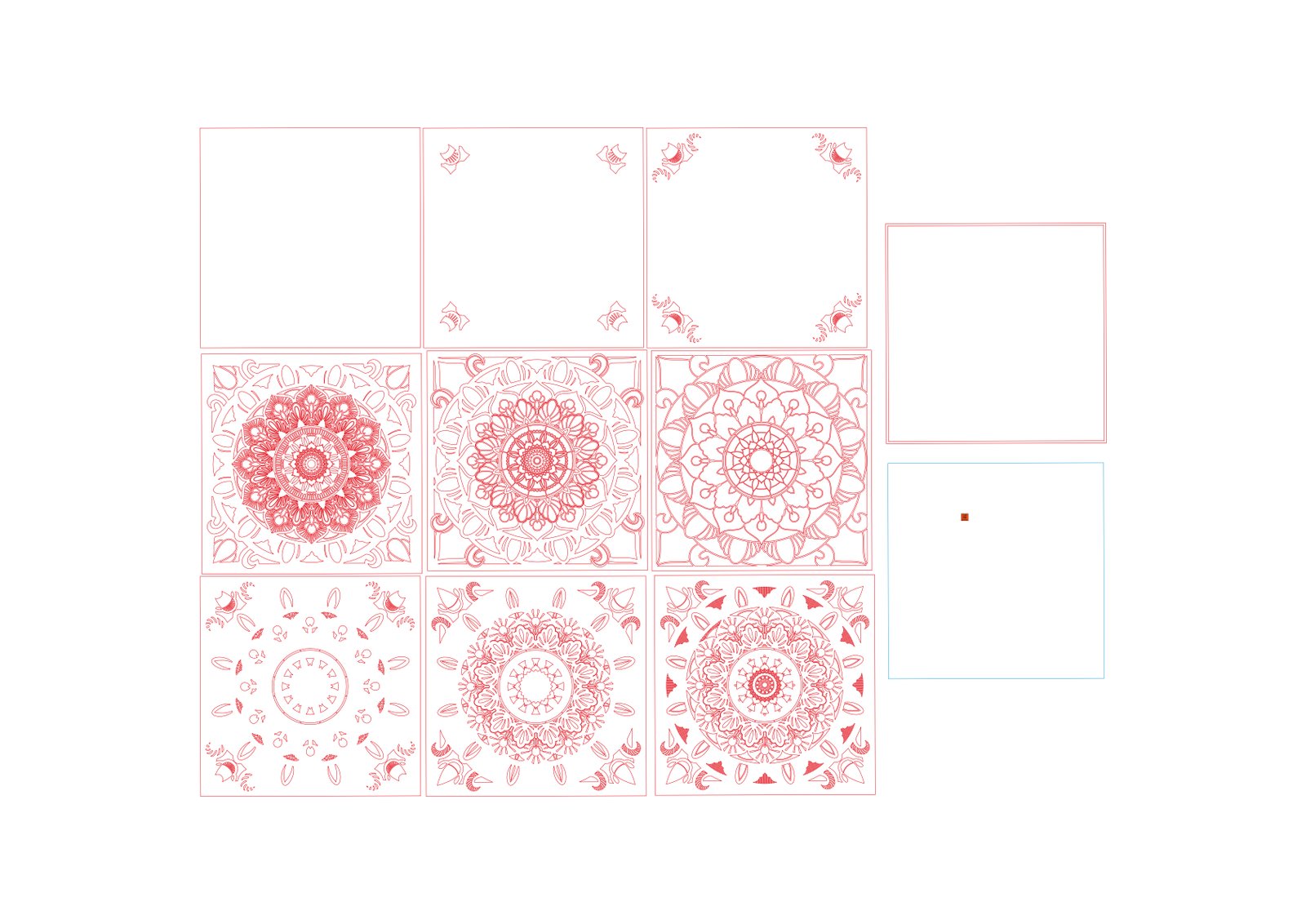 mandala coffee table