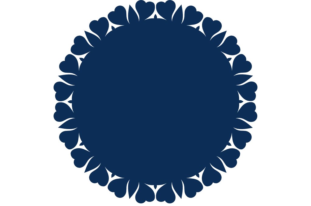 mandala de corazones 5