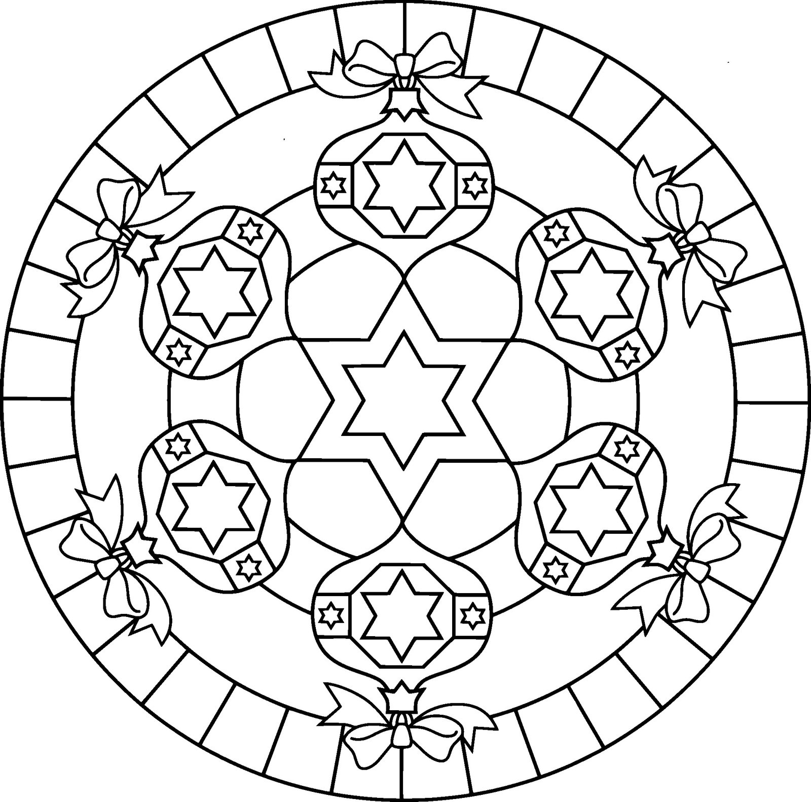 mandala esferas navideñas