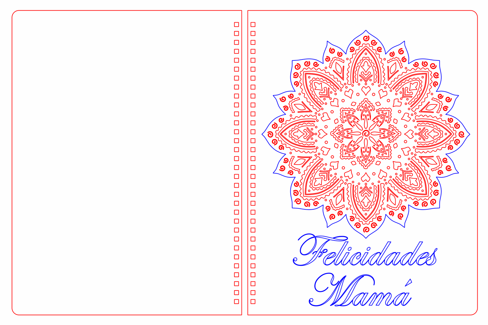 pastas para cuaderno mandala