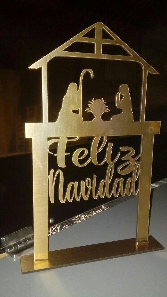 adorno feliz navidad