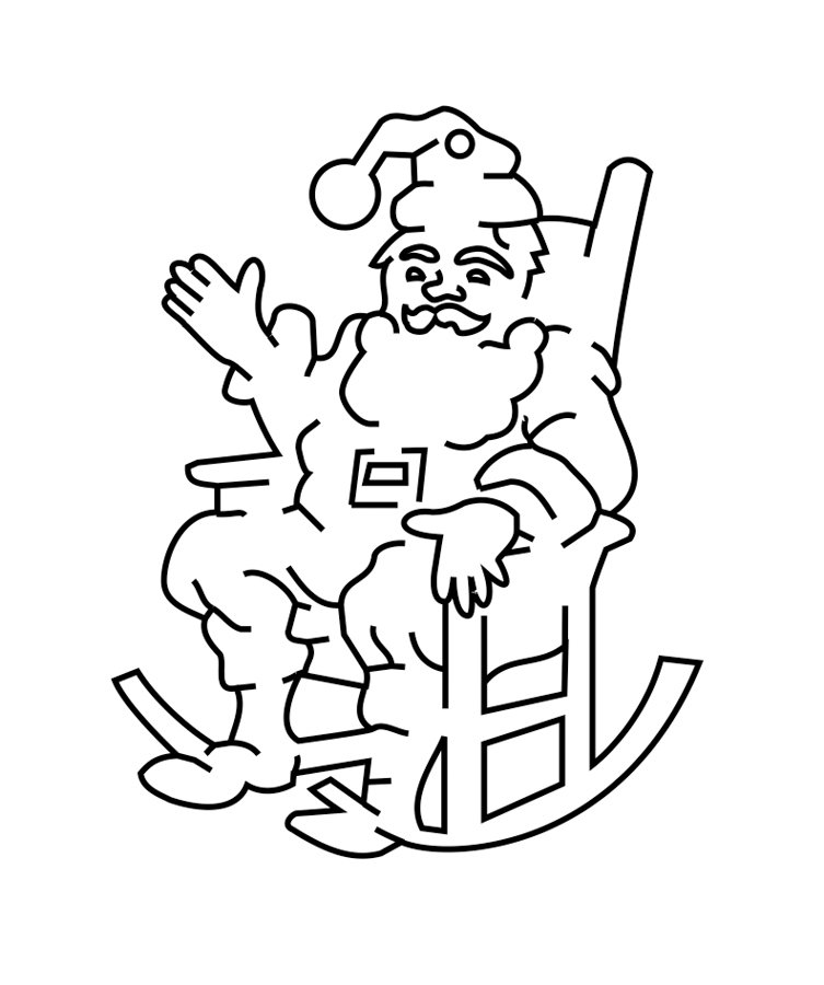 adorno para árbol santa