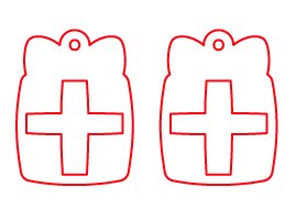 aretes navideños regalo