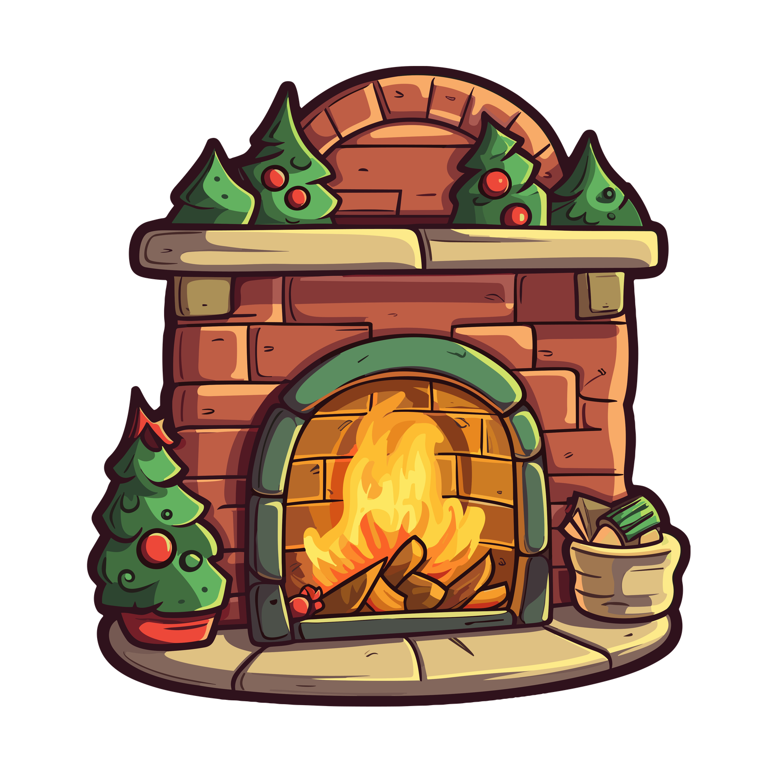 chimenea de navidad 2