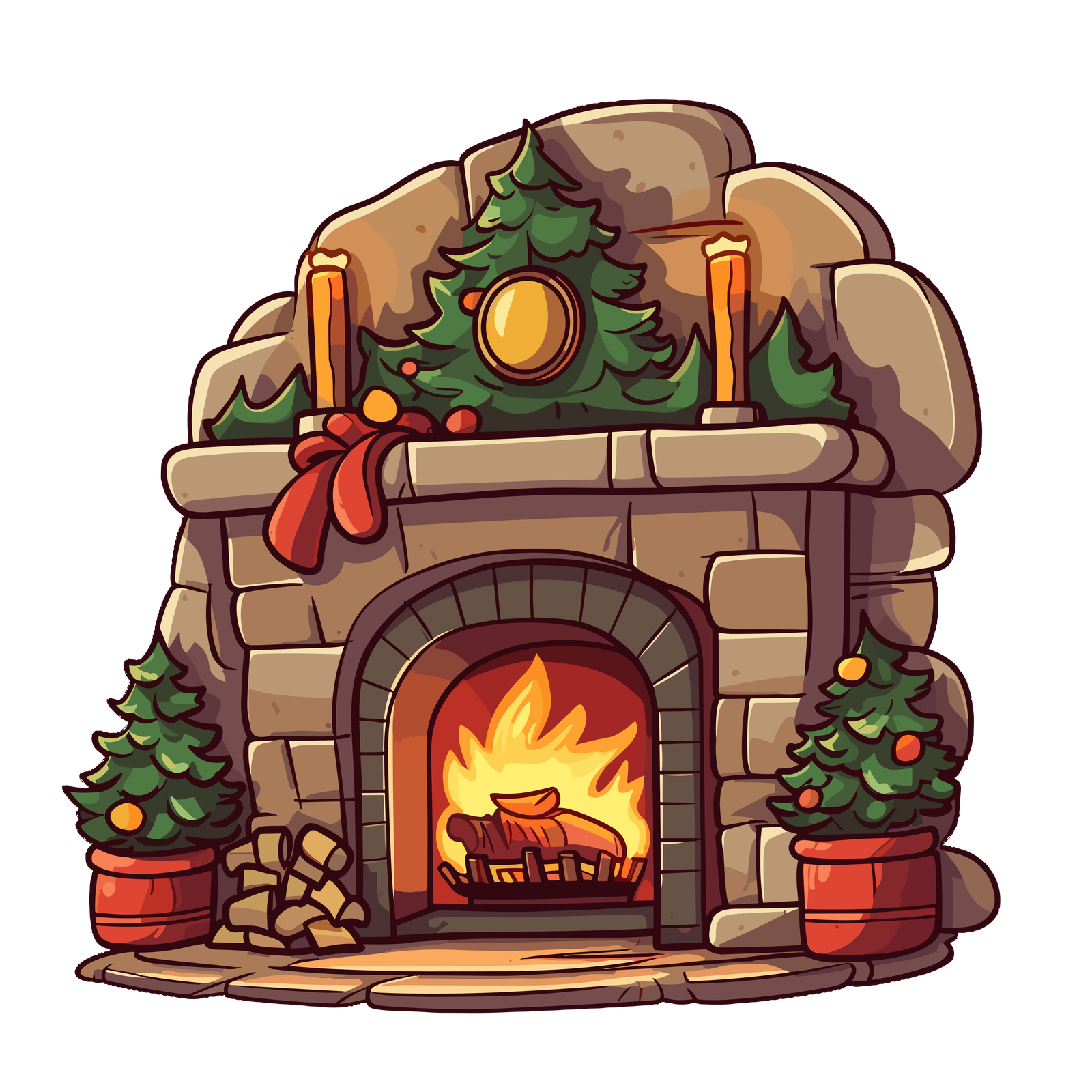 chimenea de navidad 3