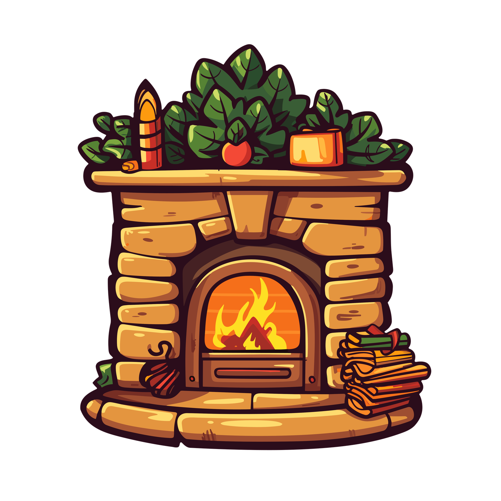 chimenea de navidad 4