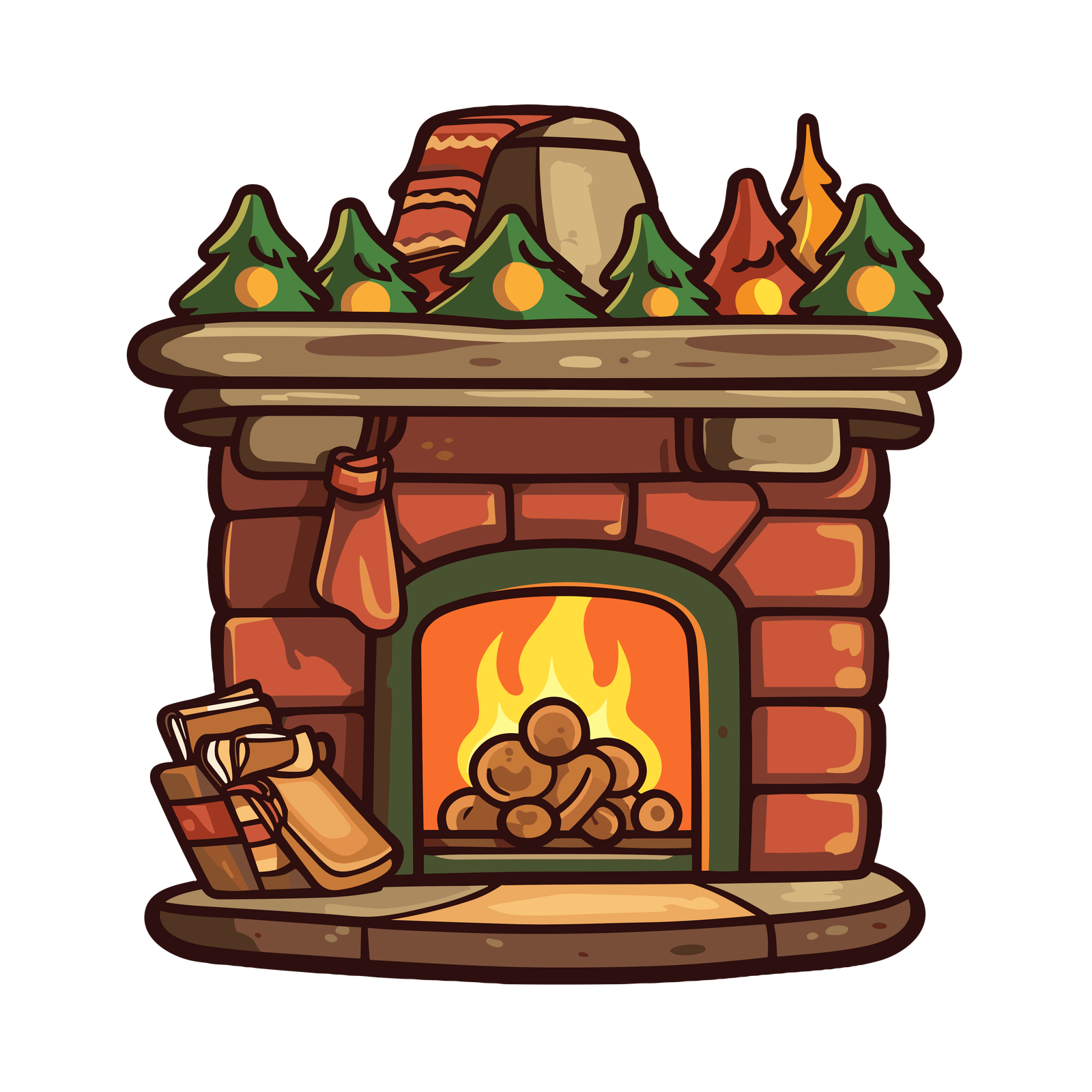 chimenea de navidad 5
