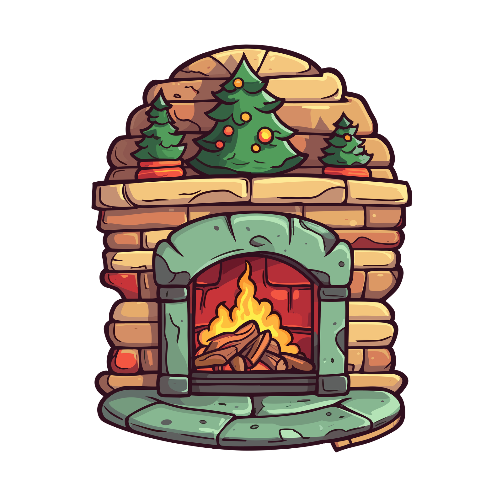 chimenea de navidad 6