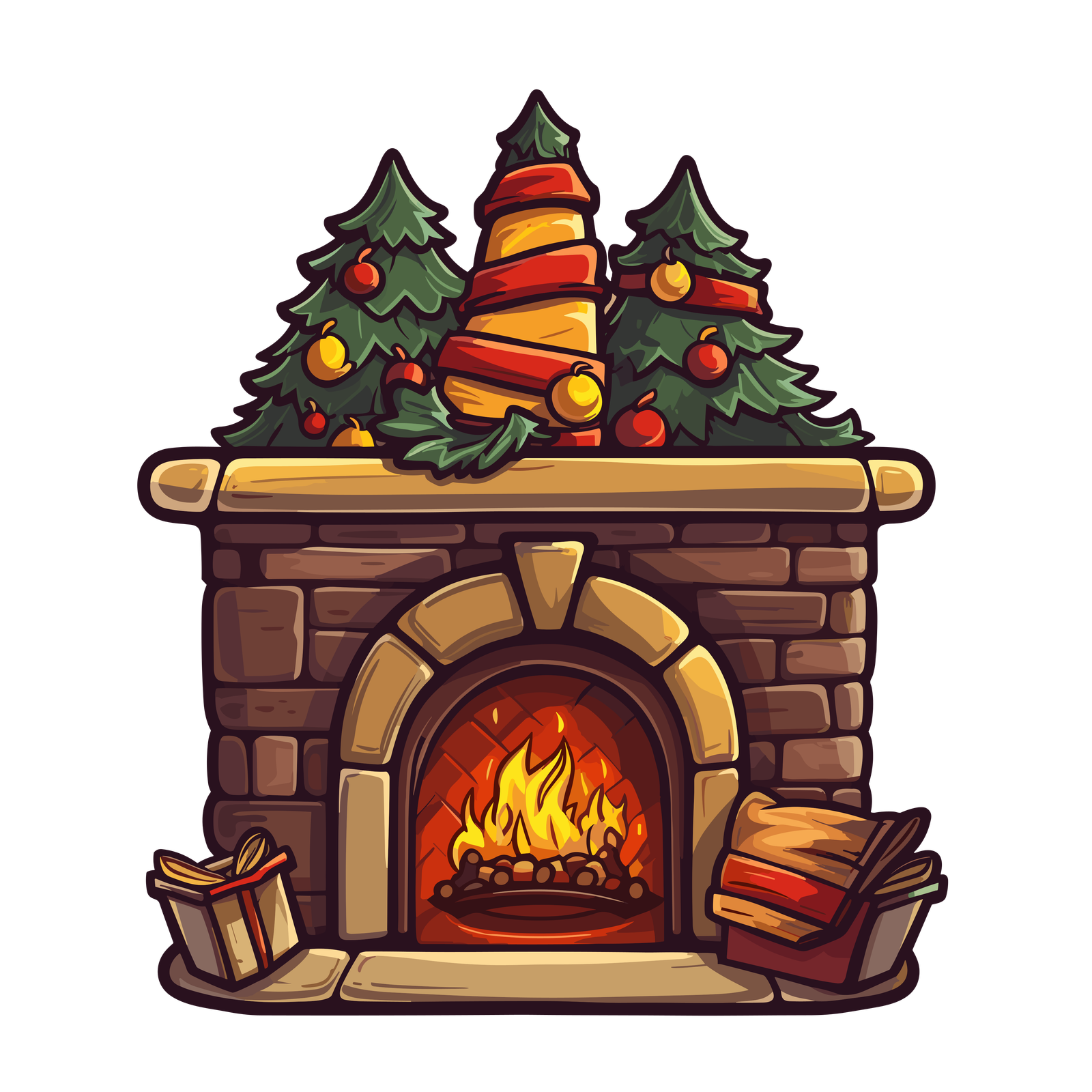 chimenea de navidad 7