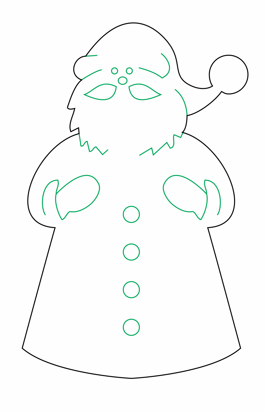 decoración de santa 1