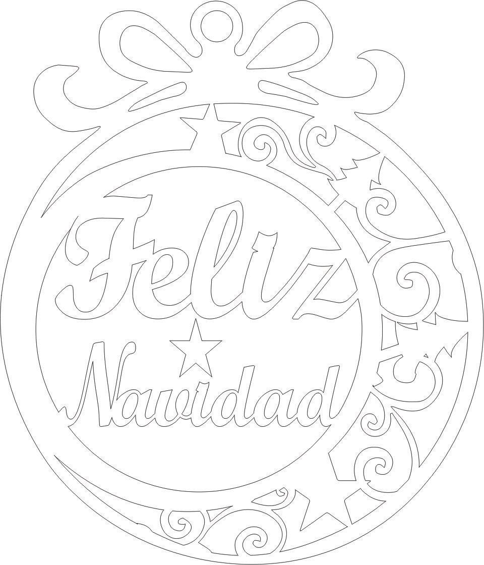 esfera feliz navidad