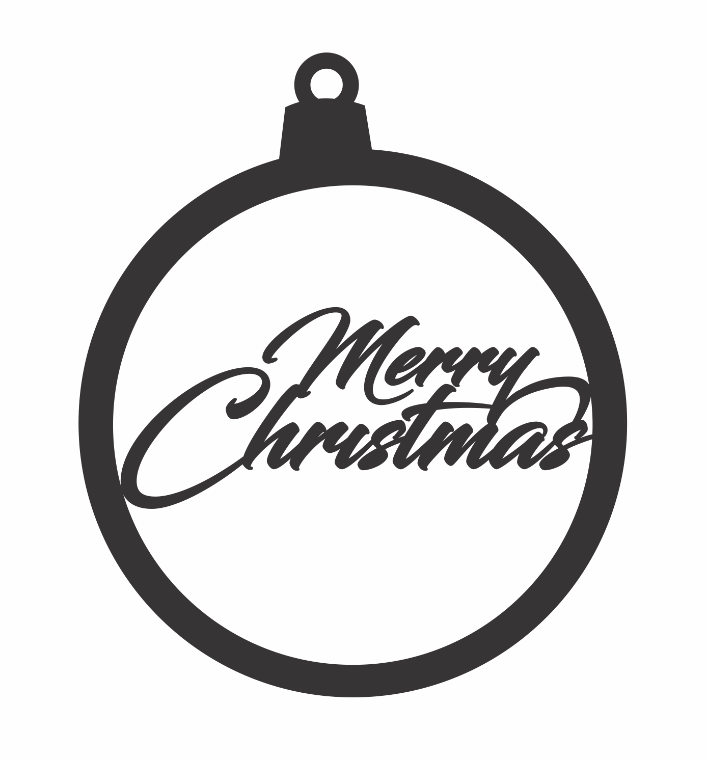 esfera merry christmas