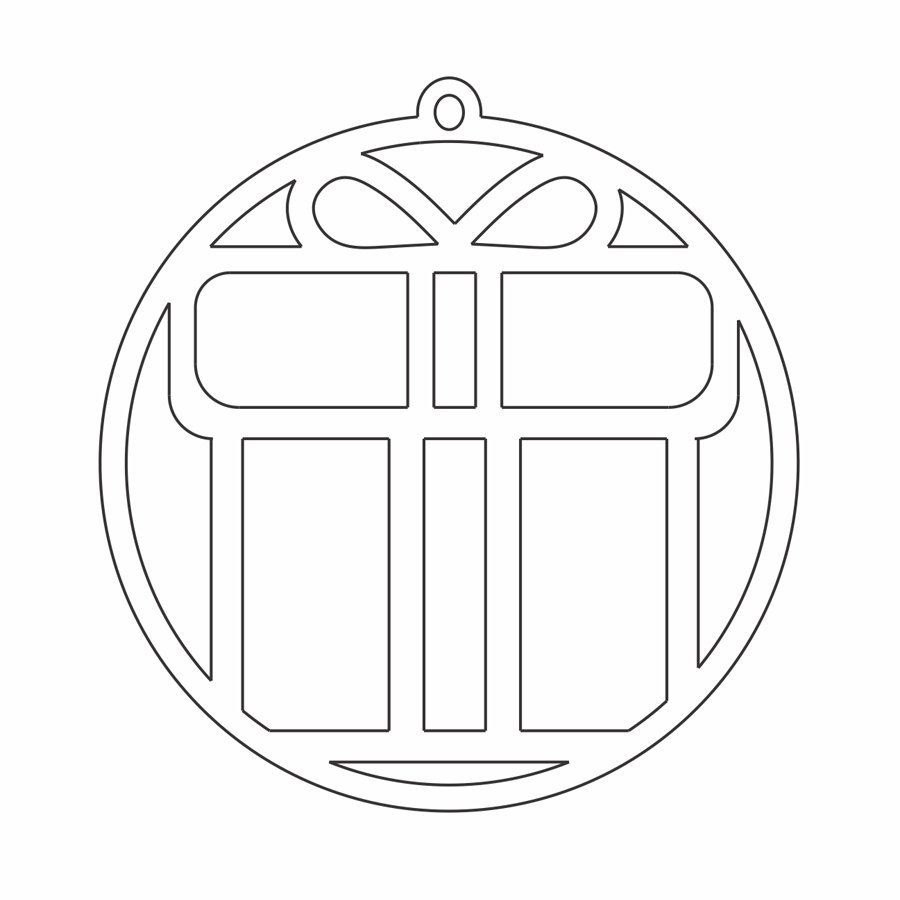 esfera regalo de navidad