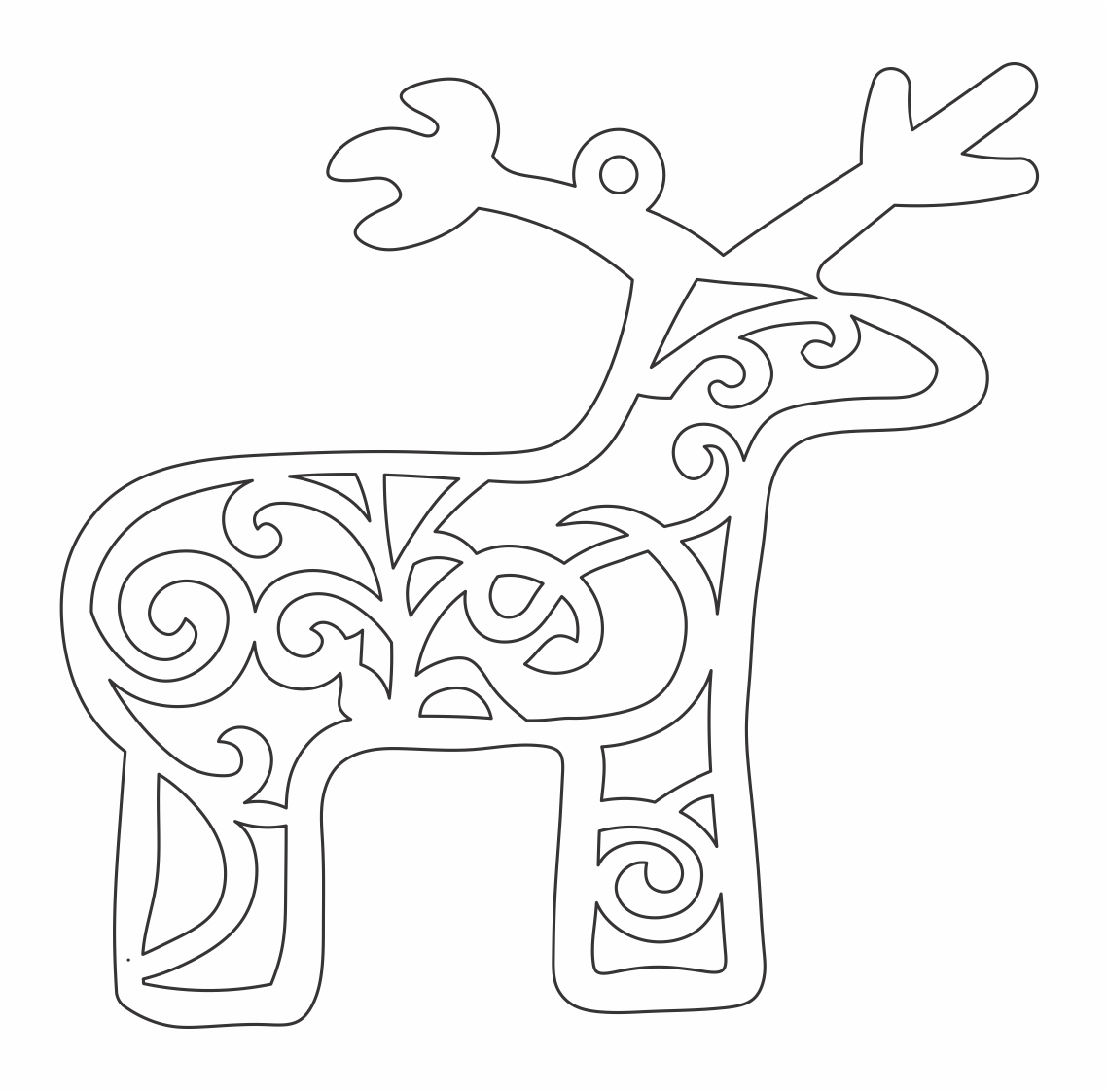 esfera reno de espirales