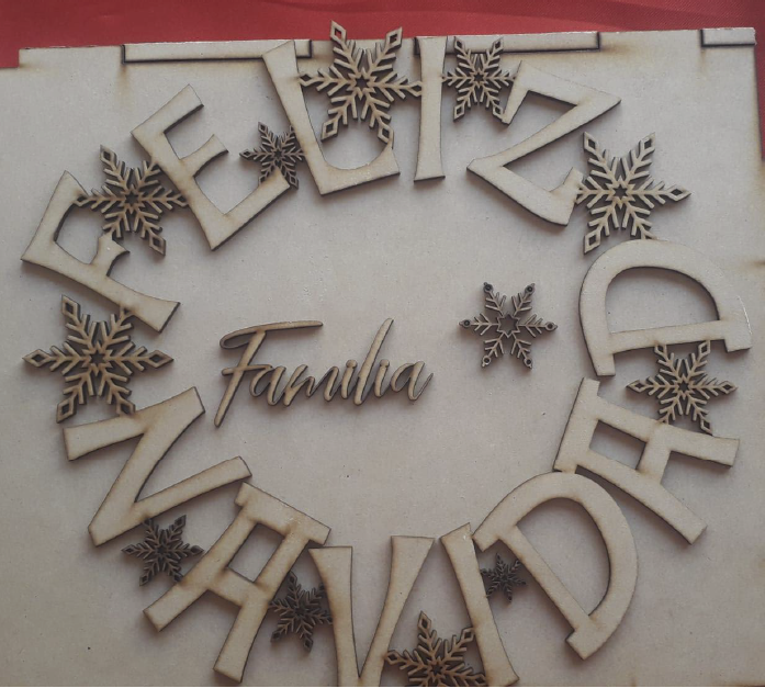 guirnalda feliz navidad