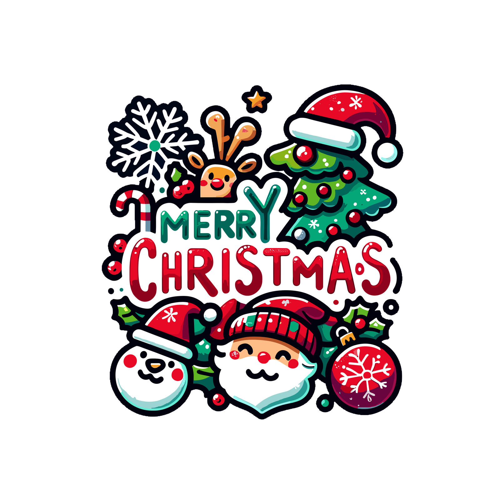 letrero merry christmas