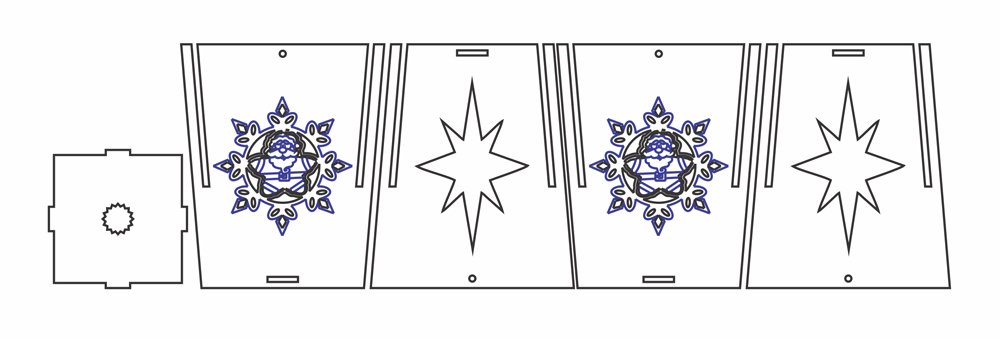 pantalla para foco santa