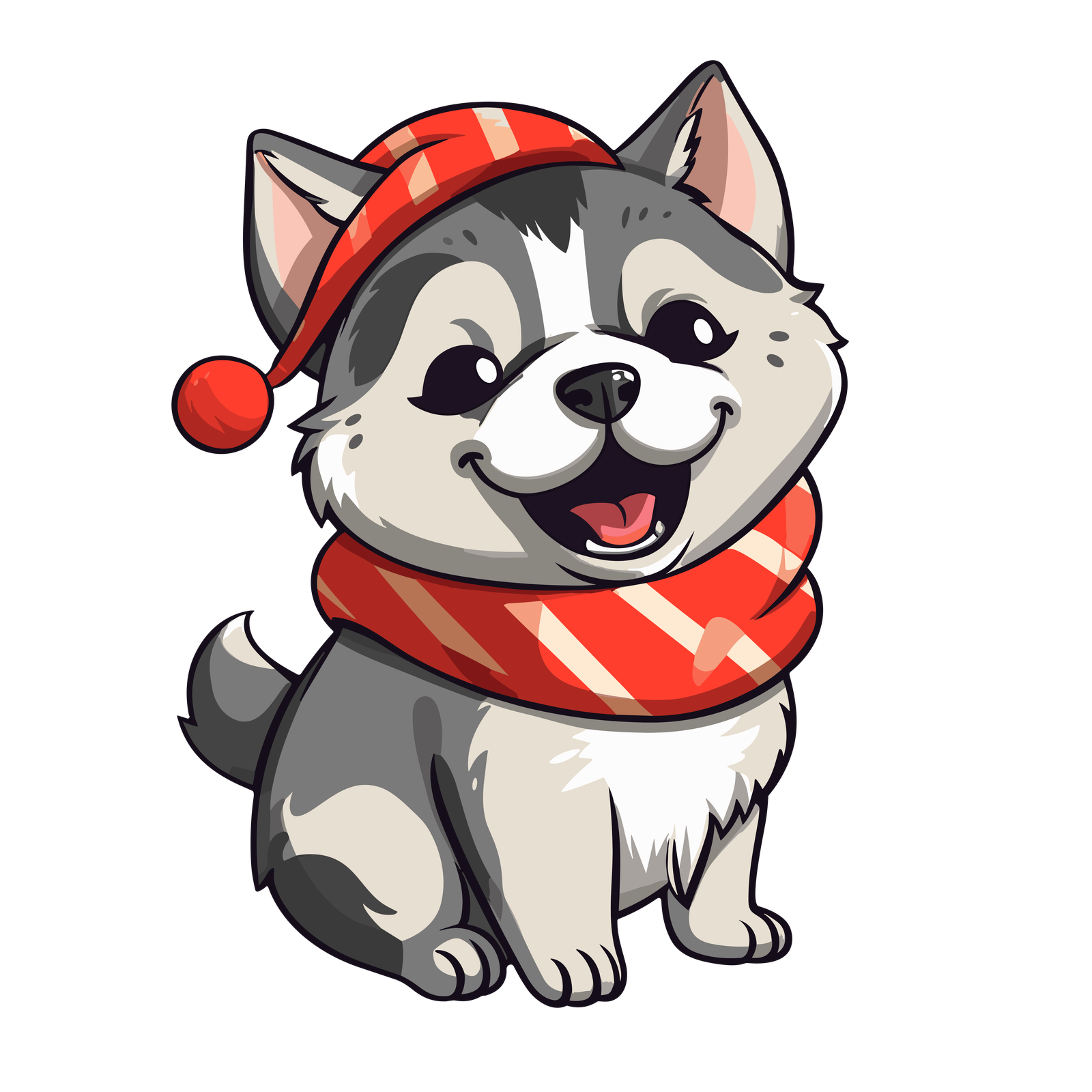 perrito de navidad