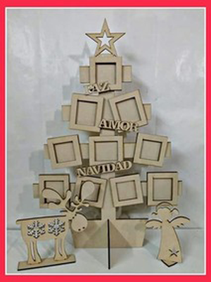 pino de navidad para fotos