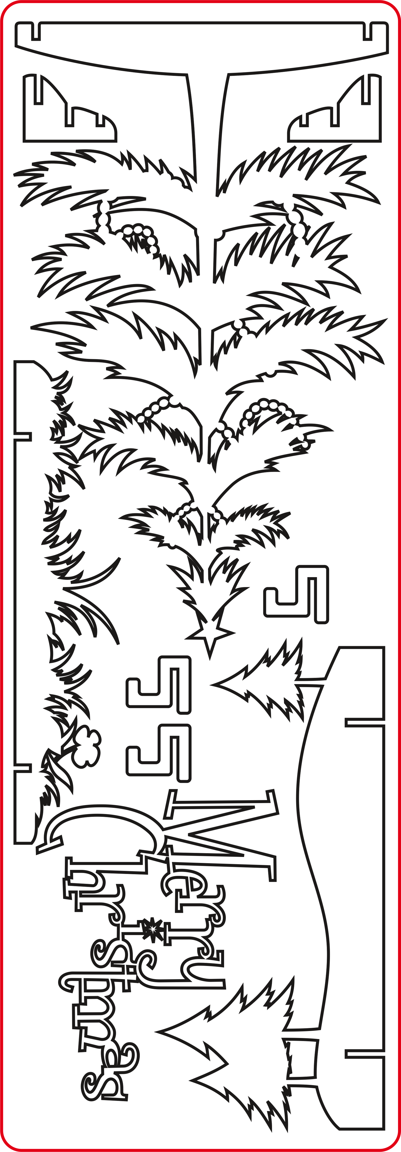 pino merry christmas con base