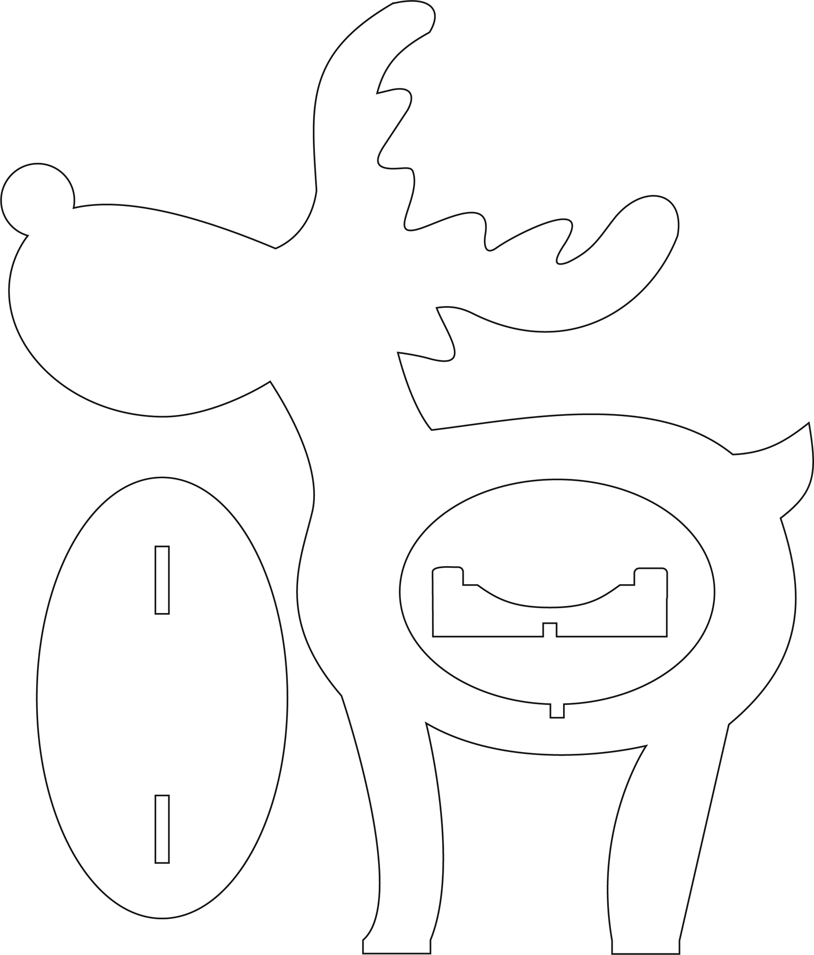 reno para huevo de chocolate