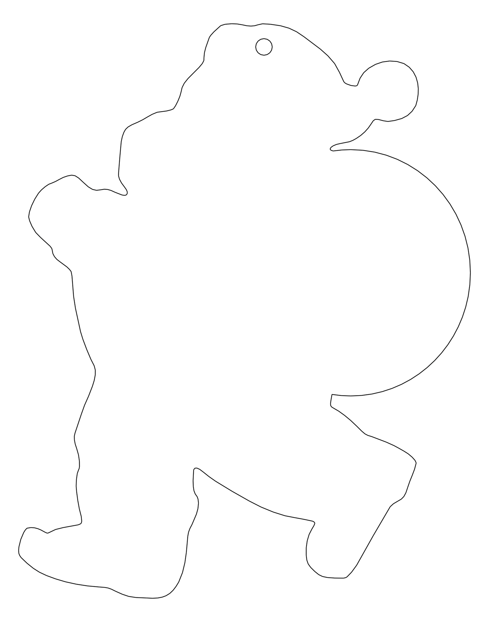 silueta de santa claus