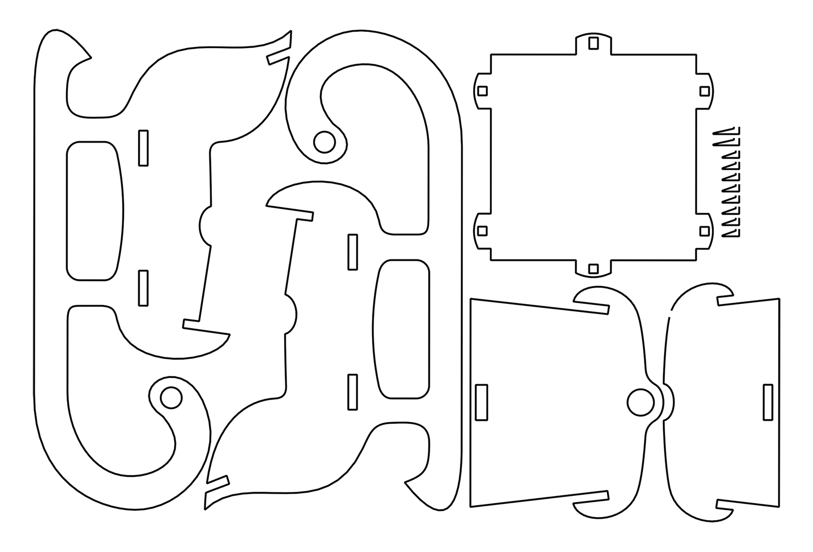 trineo de santa armable