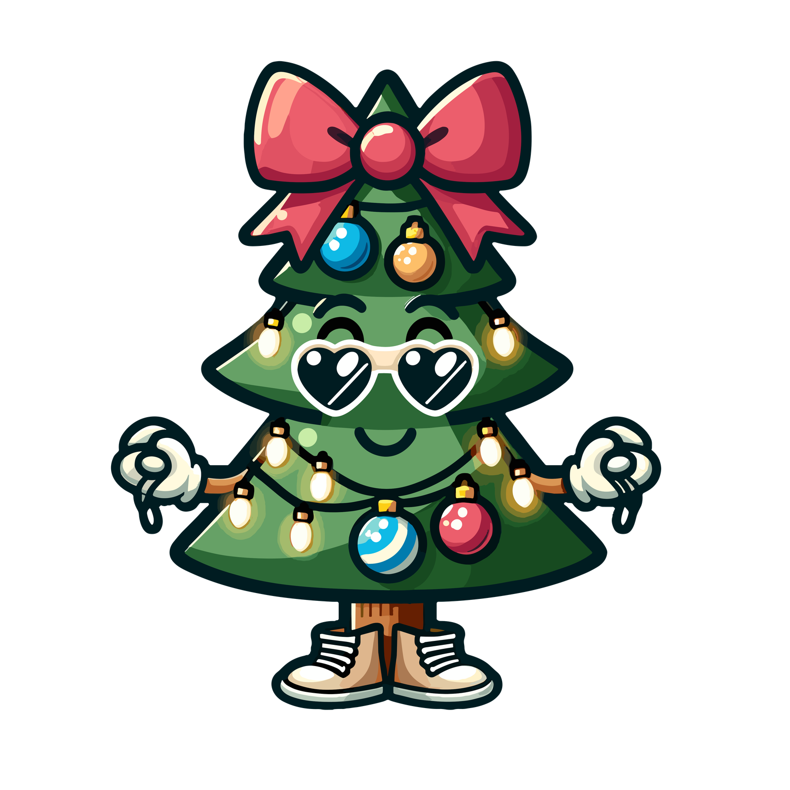 árbol de navidad animado