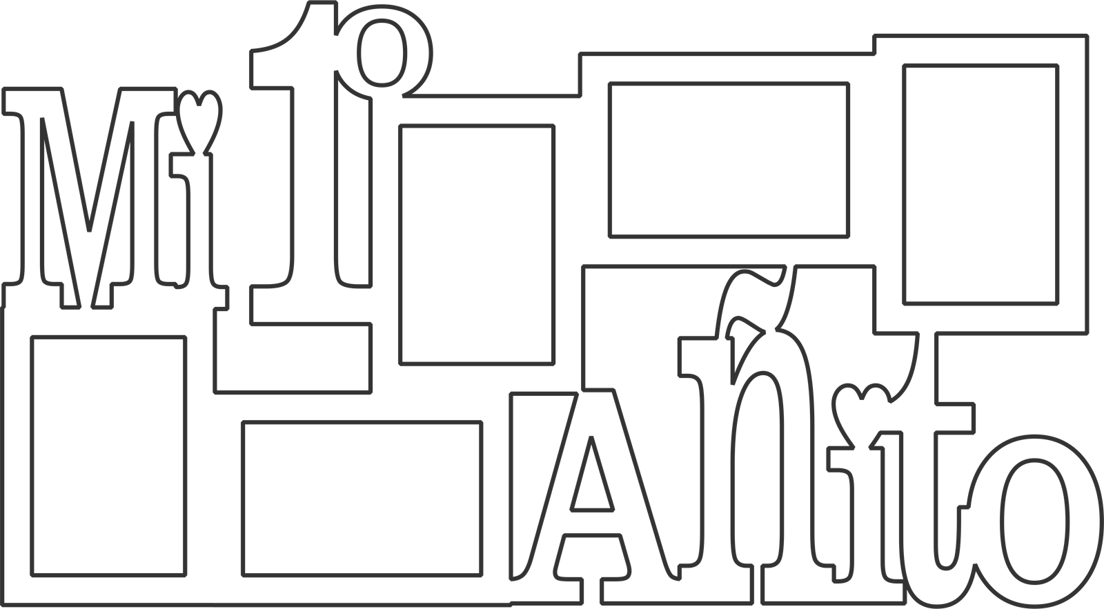 portarretratos mi primer año sin nombre