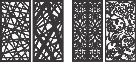 4 diseños de celosías