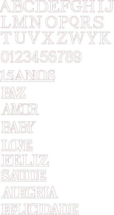 abecedario y números