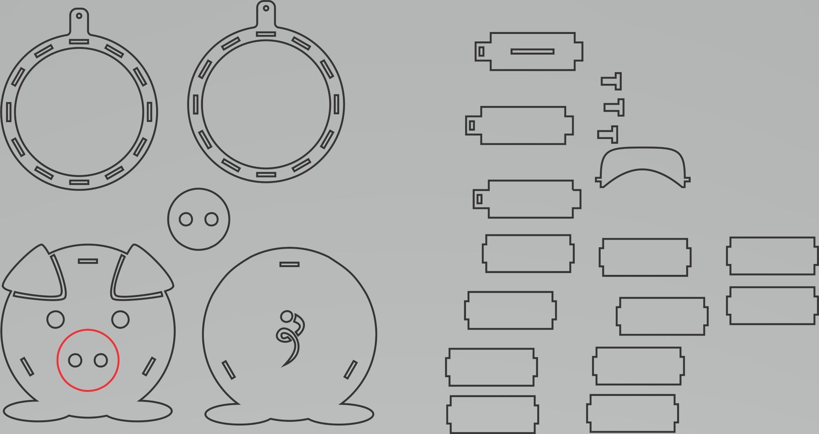 alcancía de cerdito