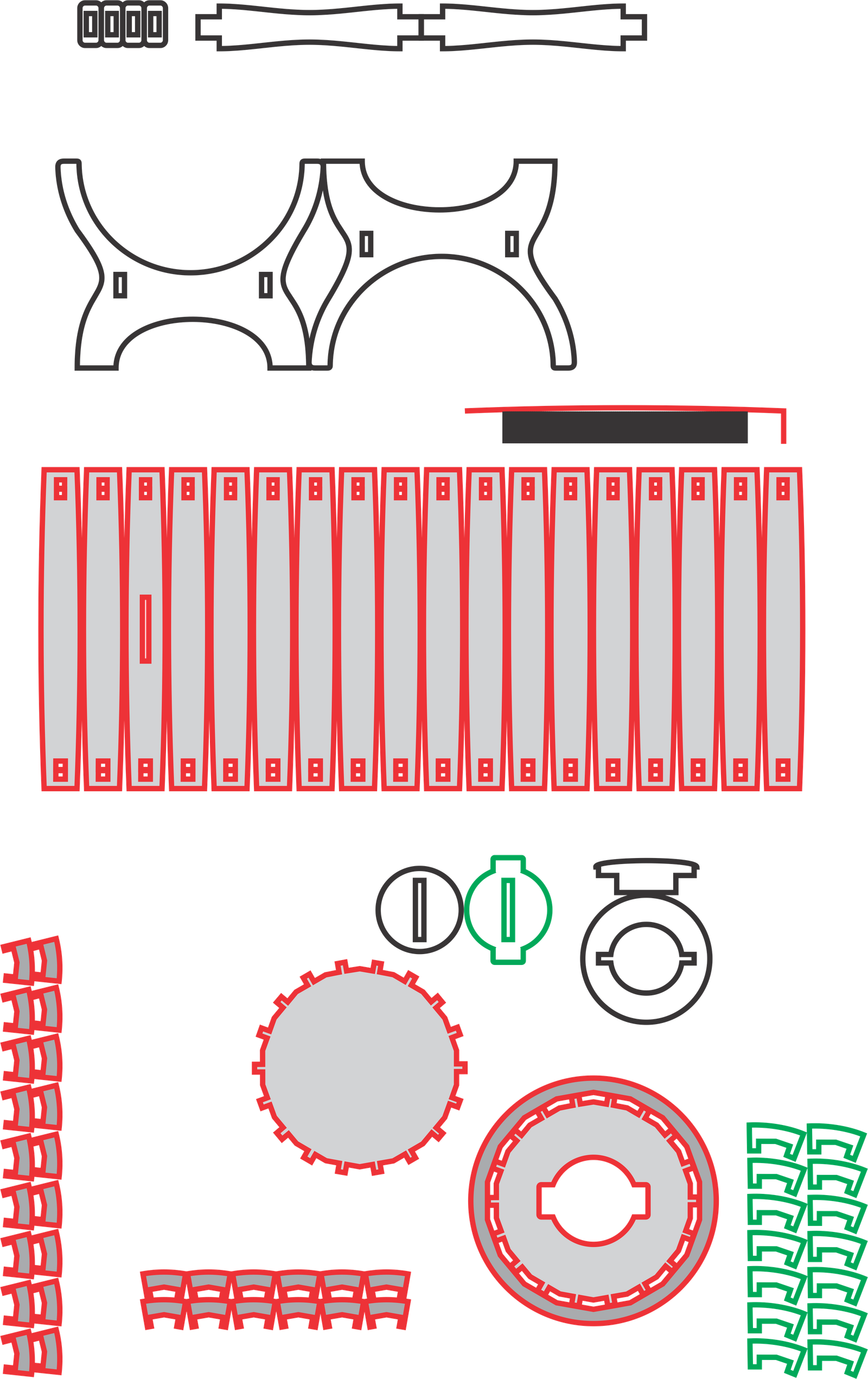 alcancía de cilindro