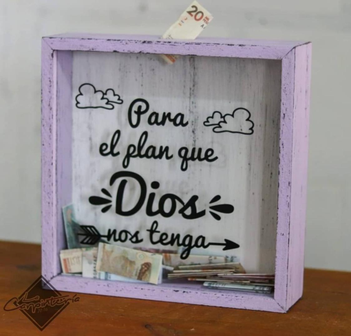 alcancía para el plan