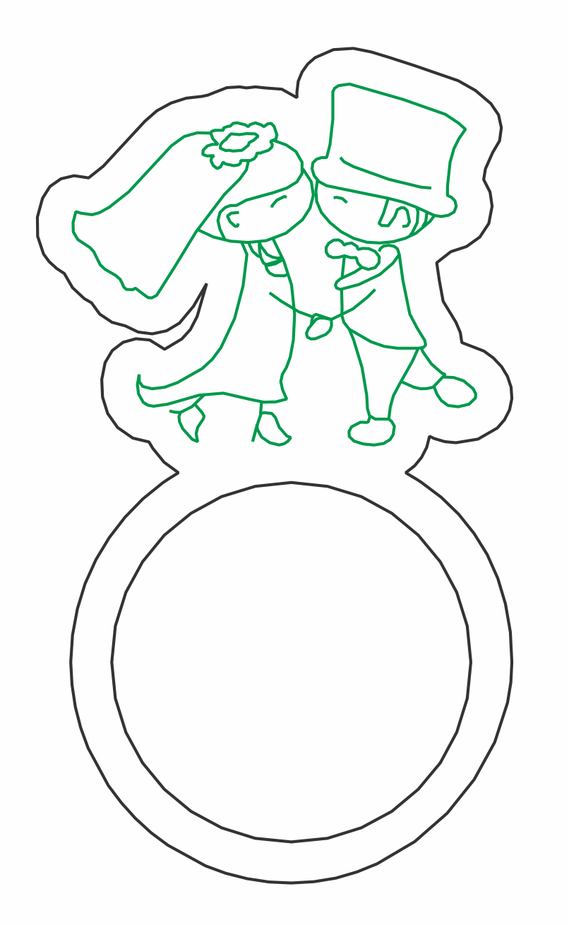 anillo par de novios