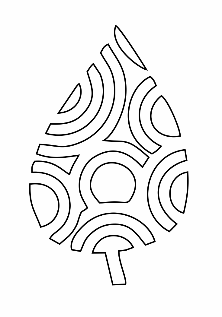 aretes con diseño de hoja 17